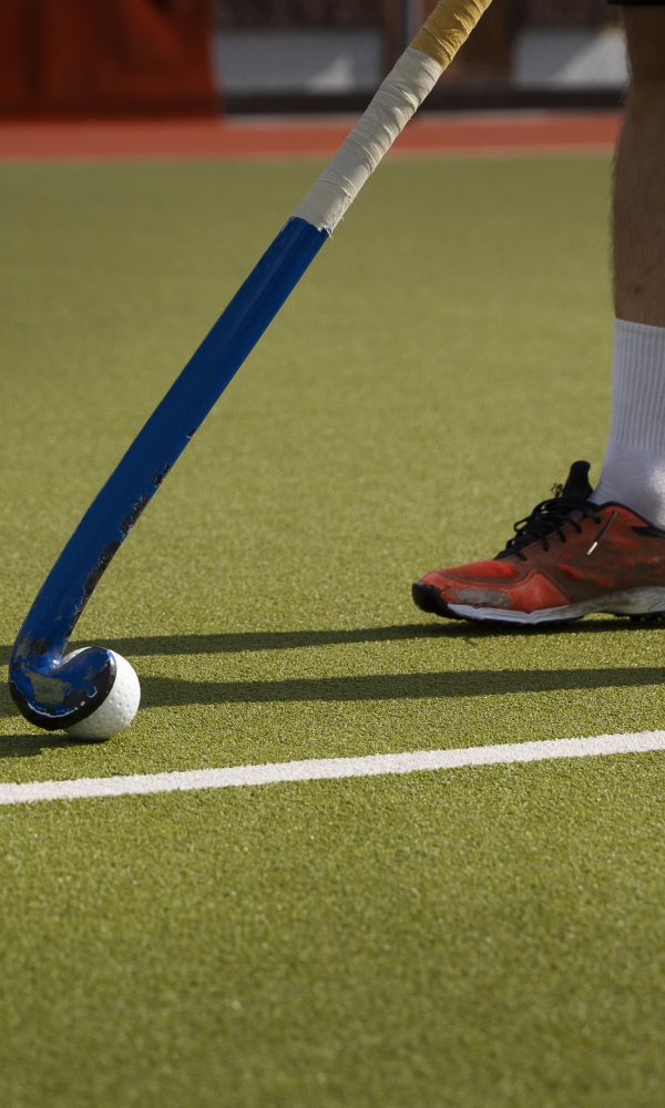 Hockey player match grass 600x1000