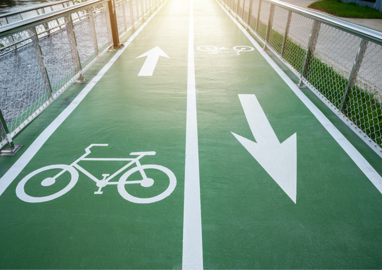 Cycle Track Construction by First Choice for Sport Courts